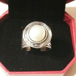 Sterling silver fro Israel pearl Ring